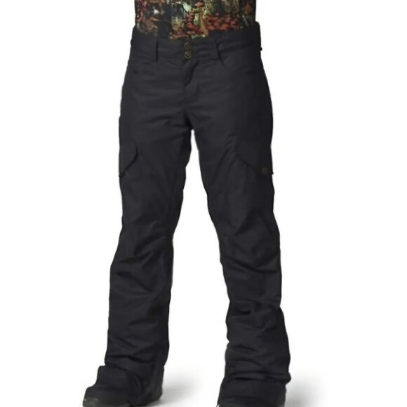 Burton Dryride Fly Snowboard Ski Cargo Pants Gray Waterproof & Insulated Size M - Picture 3 of 14